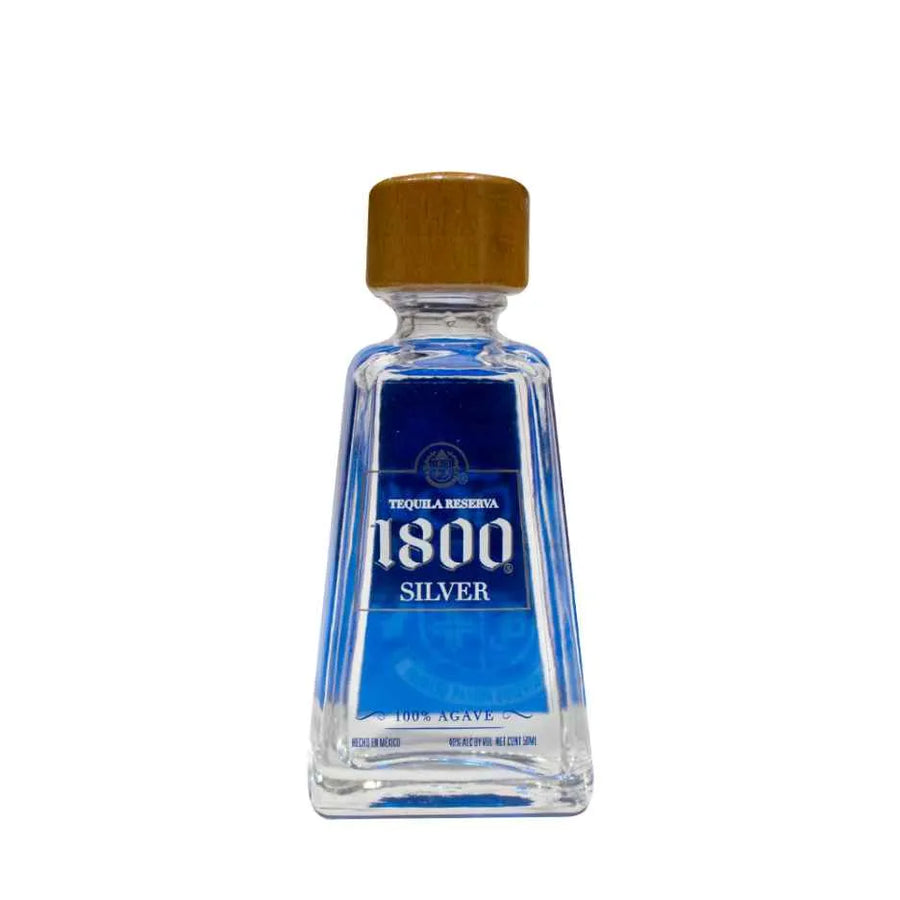 1800 Blanco Silver Tequila 5cl Miniature