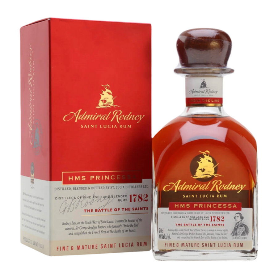 ADMIRAL RODNEY HMS PRINCESSA RUM - 70CL