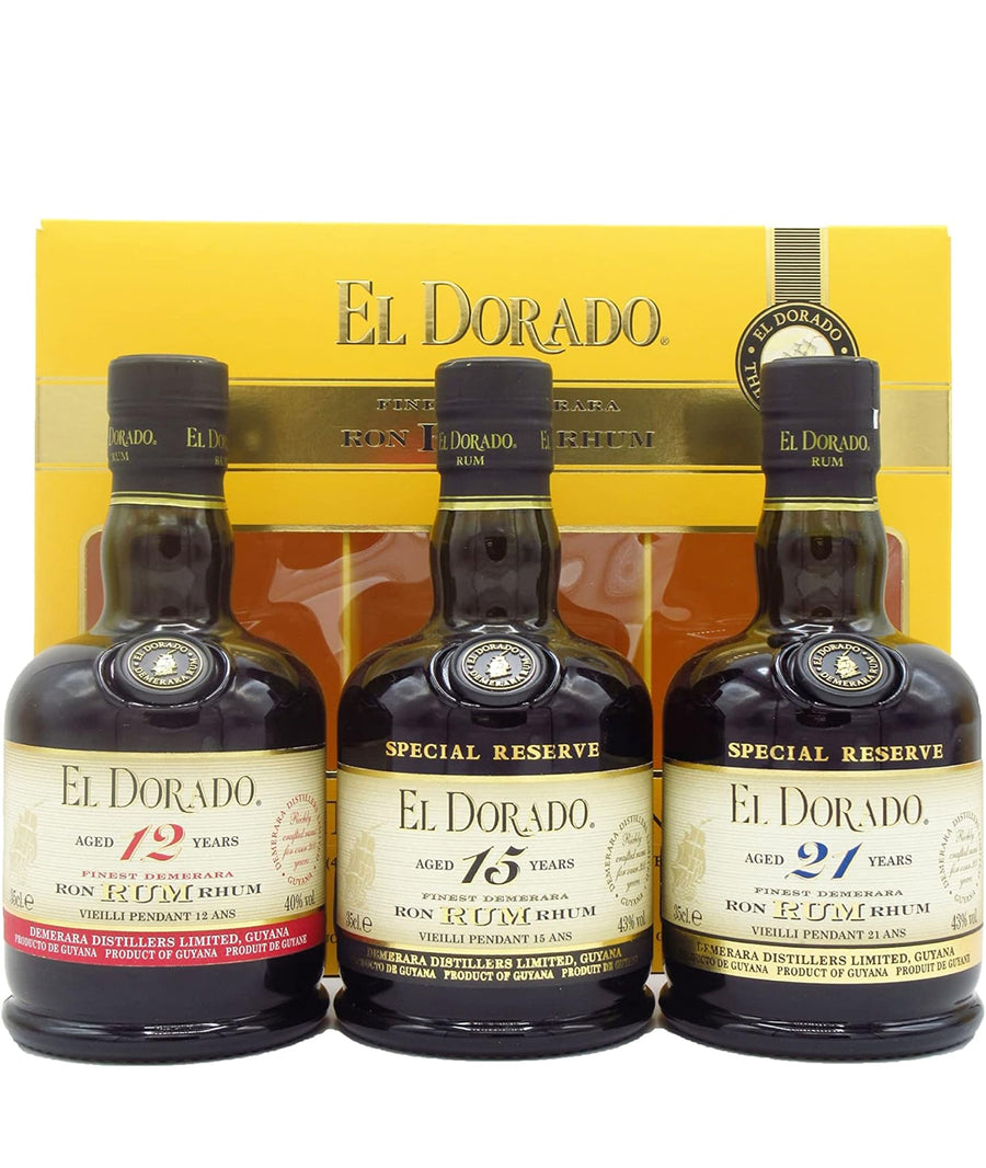 El Dorado - The Collection Gift Pack 3 x 35cl Rum