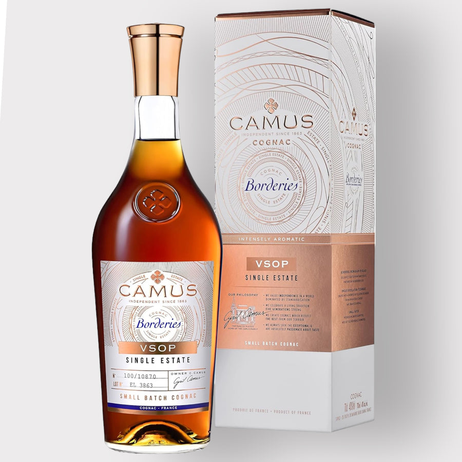 Camus Borderies VSOP Cognac -Single Estate - 70cl 40° - Independent since 1863