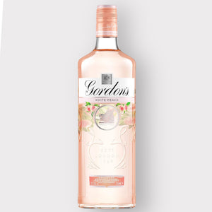White Peach Distilled Gin | 37.5% vol | 70cl | Subtle Sweetness & Flavours of White Peach | Balanced with Gin Botanicals | Enjoy in a Gin Glass with Tonic | Flavoured Gin