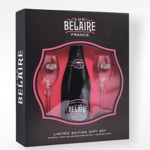 Luc Belaire Sparkling Rose Wine 75cl Gift Pack