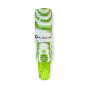 Green Plastic Party Cups | American Style | Pack of 50 16oz | Reusable