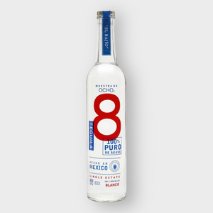 Ocho Blanco Tequila, 50 cl - Award Winning Premium Tequila - Made with 100% Blue Agave - Single Estate