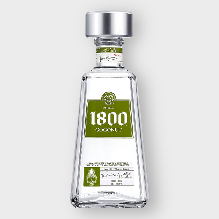 1800 Coconut Flavoured Silver 100% Agave Tequila