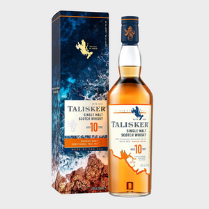 Talisker 10 Year Old Single Malt Scotch Whisky 70 cl with Gift Box